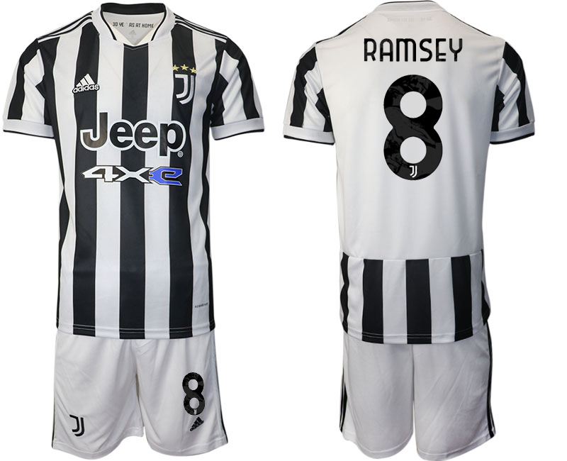 Men 2021-2022 Club Juventus home white #8 Adidas Soccer Jerseys->customized soccer jersey->Custom Jersey